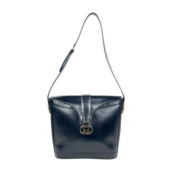 Gucci Vintage Leather Shoulder Bag - Picture 1 of 8